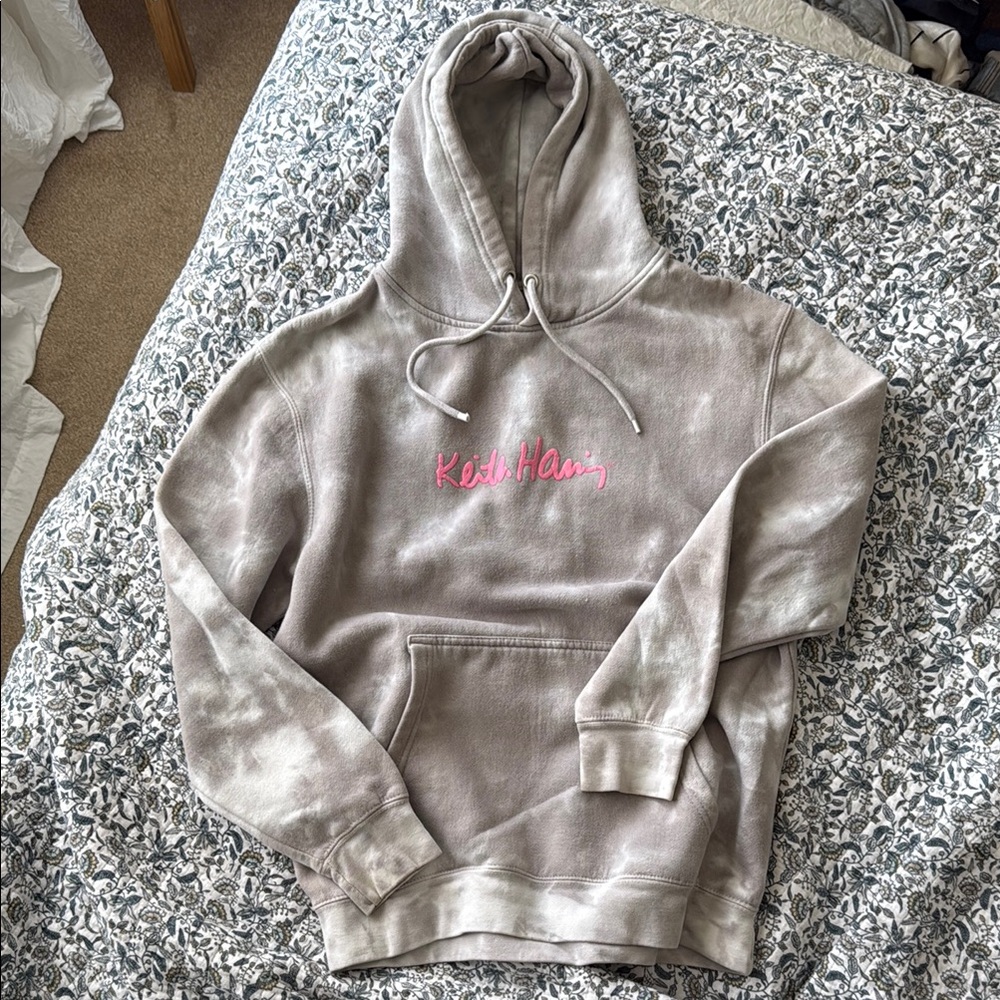 keith haring bleached sweatshirt